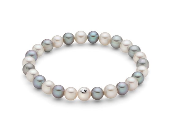 Bracciale Miluna Donna Giochi di perle in Oro bianco Perla PBR1669 - PBR1669